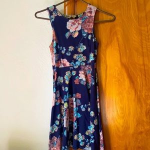 Floral Knee-Length Dress